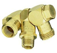 DBL SWIVEL BODY - 1/4"MALE NPT - BRASS