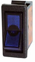 16 AMP BLUE LIGHT. ROCKER SWITCH