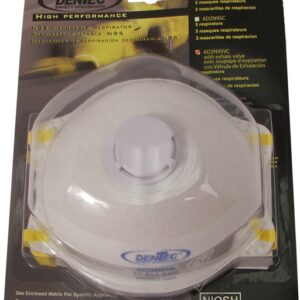 N95 DISPOSABLE RESPIRATOR W/VALVE - 2PK
