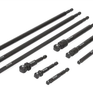 9 PC. IMPACT WOBBLE SOCKET ADAPTER SET