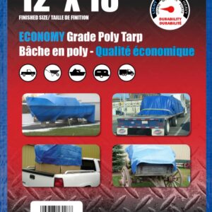12 X 18 BLUE POLY TARP