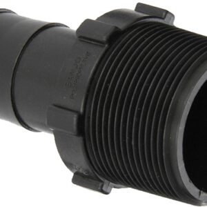 1-1/2X1 POLY HOSE SHANK BANJO BLACK