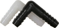 1/2" HOSE BARB ELBOW - BLACK POLY