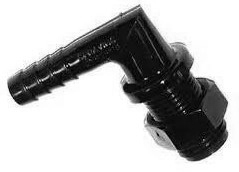 SINGLE HOSE BARB NOZZLE BODY 3/8" NYLON