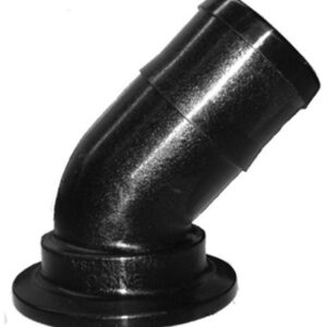 2 FULL PORT X 45 DEGREE HOSE BARB