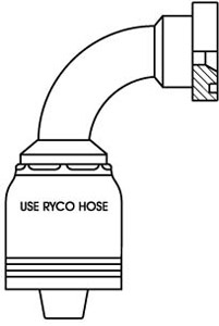 CODE 62C FLANGE 90 BEND