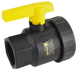 BANJO 1/2" POLY BALL VALVE