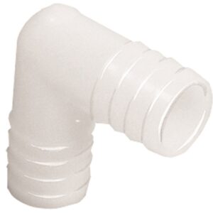 2" BARBED ELBOW - BLACK POLY