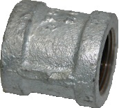 1-1/2" GALVANIZED PIPE COUPLING