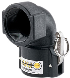 90 DEGREE BANJO 1-1/2" FEMALE COUPLER