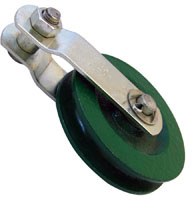 PULLEY, 3-1/2" CAST W/O EYEBOLT