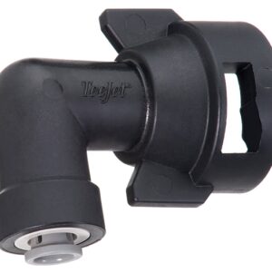 QUICKJET CAP 90 DEG PUSH TO CONNECT 1/4"